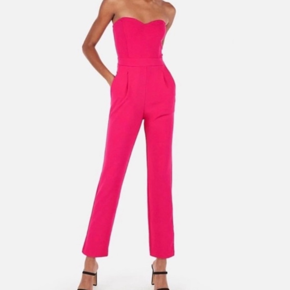 Express Hot Pink Jumpsuit Only Worn Once!